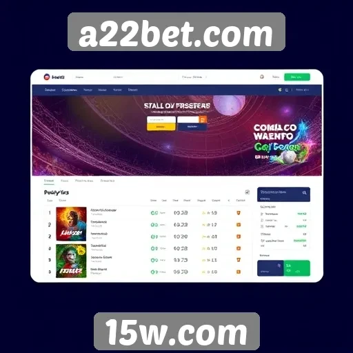 Experiência do usuário na plataforma a22bet.com